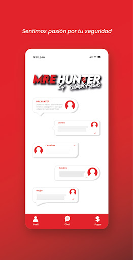 HunterApp Screen 2
