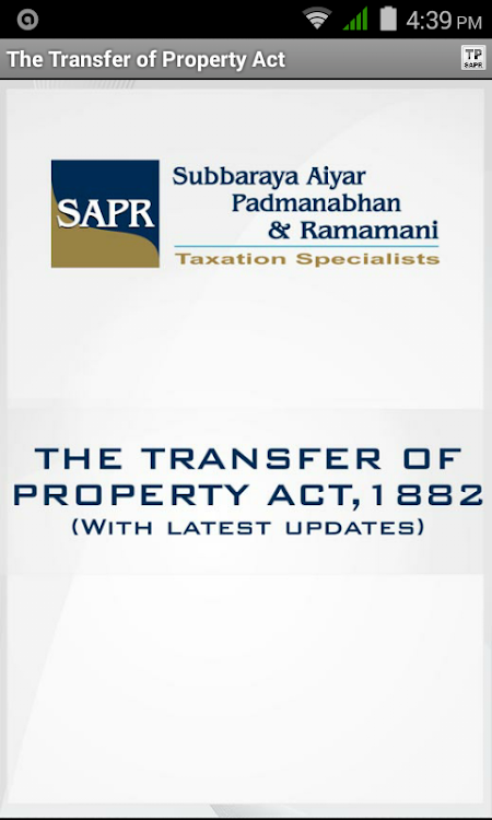 Transfer of Property Act - 2.5 - (Android)