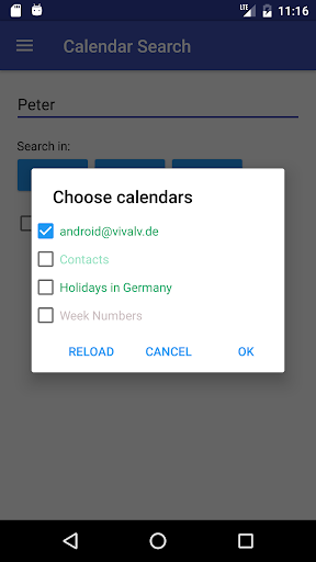 Calendar Search (online) Screenshot 3 - AppWisp.com