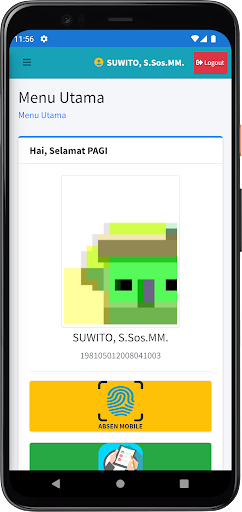 Android application Si Alap screenshort