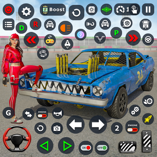 Demolition Derby Car Games 3D  Icon