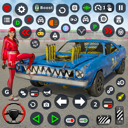Demolition Derby Car Games 3D logo