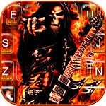 Cover Image of Download Skull Rock N Roll Keyboard The  APK