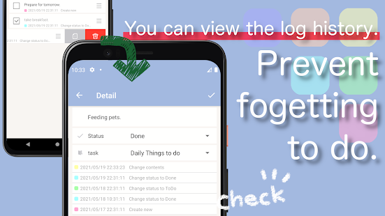 ToDo list with logging, a free and simple tool 2.4.1 APK screenshots 3