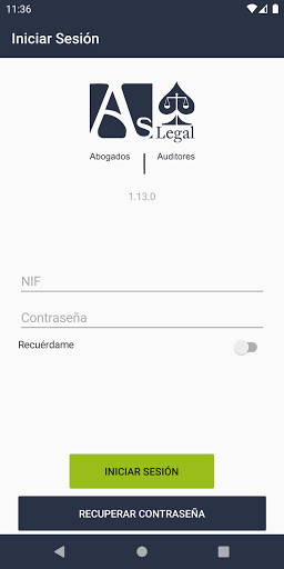 Android application ASLegal screenshort