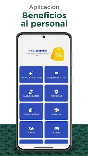 Android application Beneficios al Personal screenshort