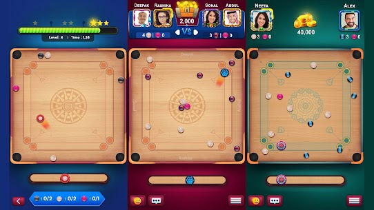 Carrom King™ Mod APK 2024: Monedas/Efectivo/Gemas ilimitadas 5