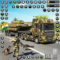 russo esercito camion guida 3d