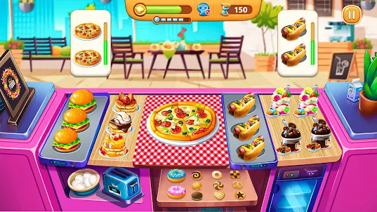 餐厅 游戏: 烹饪模拟器比萨制造商游戏