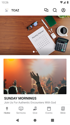 Android application Transformation Church AZ screenshort