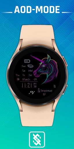 BFF55- Neon Art Unicorn Color screenshot 2