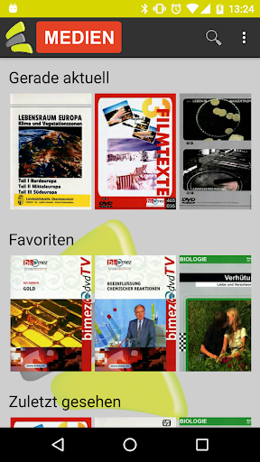 Android application ed:on screenshort