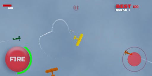 Yellow Airplane: Air Combat Screen 2