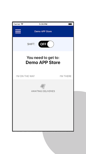 MyOrderBox Driver Screen 2