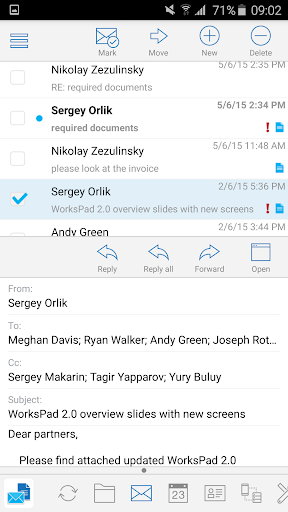 WorksPad Screen 3