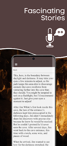 Screenshot of Carlsbad Caverns Audio Guide
