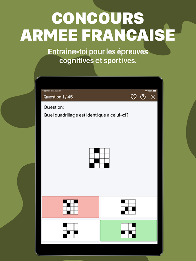 Screenshot of Test d'Aptitude Pour l'Armée
