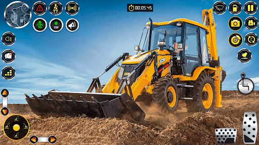 Android application Mega JCB Game Heavy Excavator screenshort