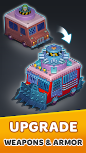 Zombie Van: Idle Tower Defense Apk Mod for Android [Unlimited Coins/Gems] 2