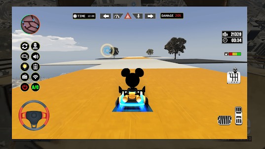 Mickey Race Mega Ramp Game