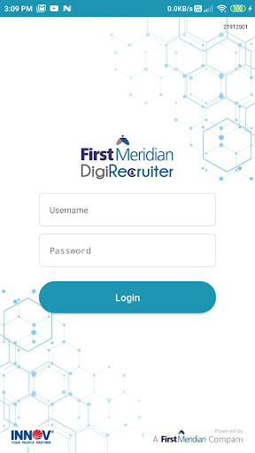 Android application DigiRecruit screenshort