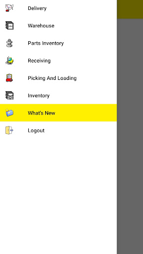 Android application POMS Warehouse and Delivery screenshort