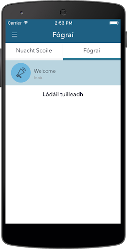 Android application Pobalscoil Chorca Dhuibhne screenshort