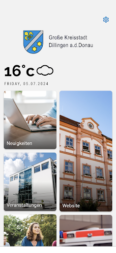 Android application Dillingen Donau screenshort