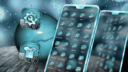 Bokeh Glass Effect Theme Screen 2