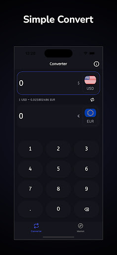 Android application Exchange Rates & Converter screenshort