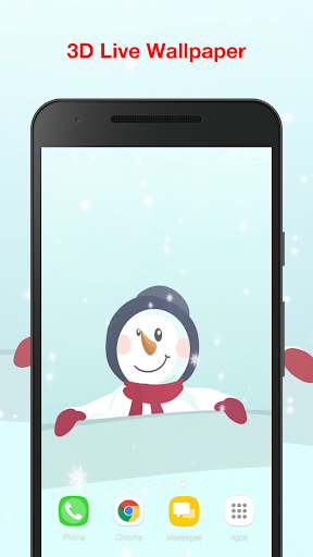 Android application Snow Live Wallpaper screenshort