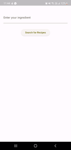 Android application Recipe Rover screenshort