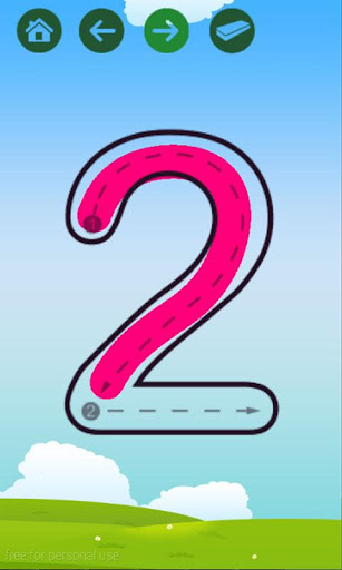 Belajar Menulis Huruf - Angka