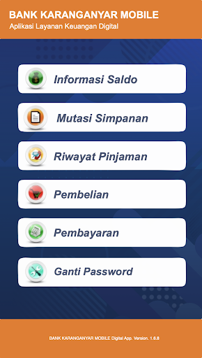 Bank Karanganyar Mobile Screen 2