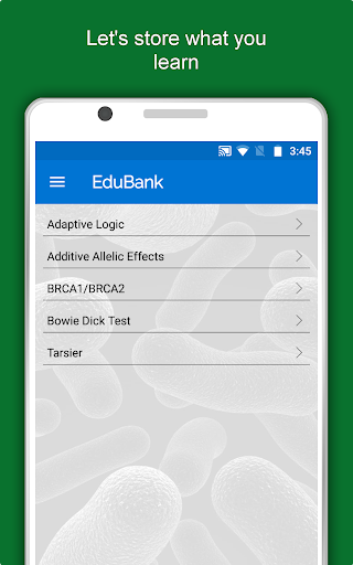 Screenshot of Microbiology Dictionary App