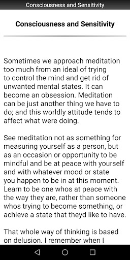 Consciousness and Sensitivity Screen 2
