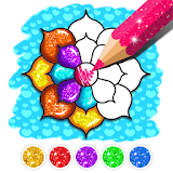 Rainbow Flower Coloring and Drawing icon