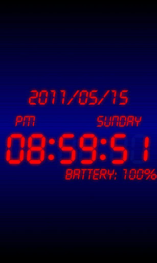 Battery Clock β Screen 3