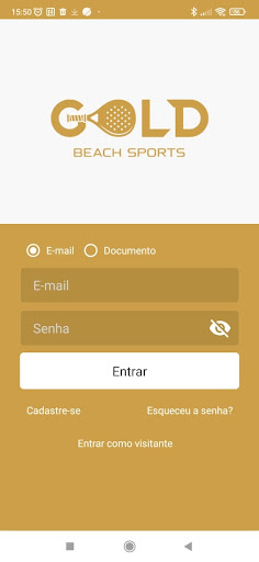 Android application Gold Beach Sports screenshort