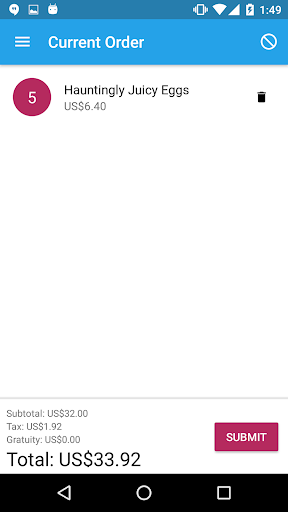 Cashless Payments Demo