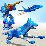 Cover Image of ダウンロード Police Dog Robot Car Transform War: Robot Games 1.5 APK