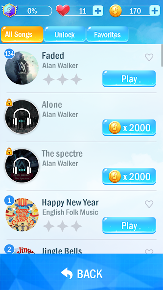 Ubin Ketukan Piano 3 4.2.3 APK + Mod (Unlimited money) untuk android