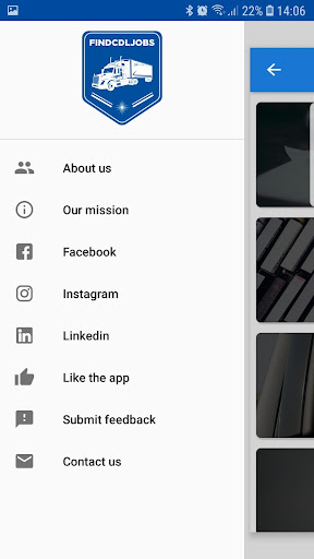 Android application Find CDL Jobs screenshort