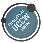 Cover Image of Unduh Diagonal UCCW Skin 1.1 APK