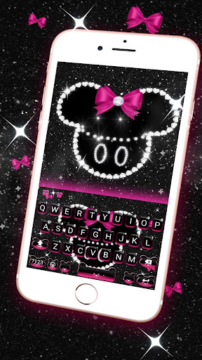 Glitter Bow Minny Theme Screen 2