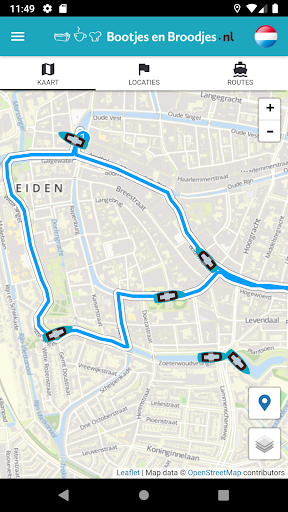 Android application Bootjes en Broodjes screenshort