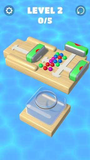 Ball puzzle maze Brain teaser