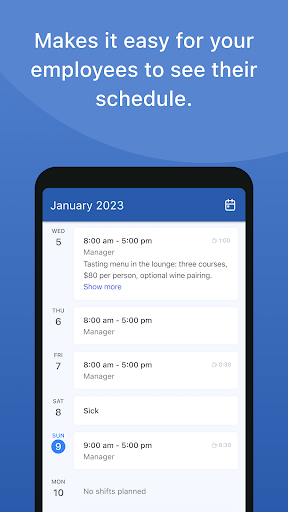 Shifts by Everhour Screenshot 4 - AppWisp.com