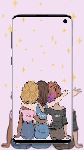 Android application BFF Wallpapers for Girls screenshort