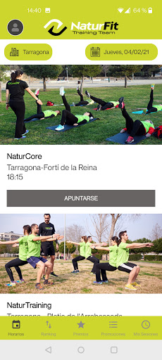 NaturFit Screen 2